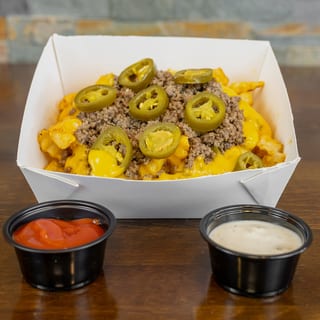 Cheesy Beefy Flex Fries